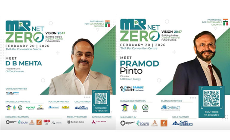 CREDAI Leaders Represent at MIR ZERO – Vision 2047